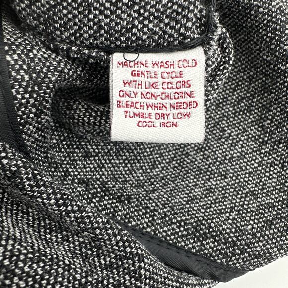 JM Collection Gray Matters Blk Wht Tweed Knit Jacket Size 16P New With Tags - Picture 8 of 10